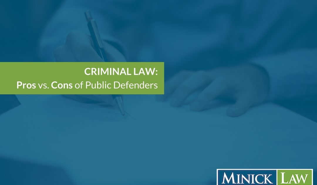 Advantages and Disadvantages of Public Defenders