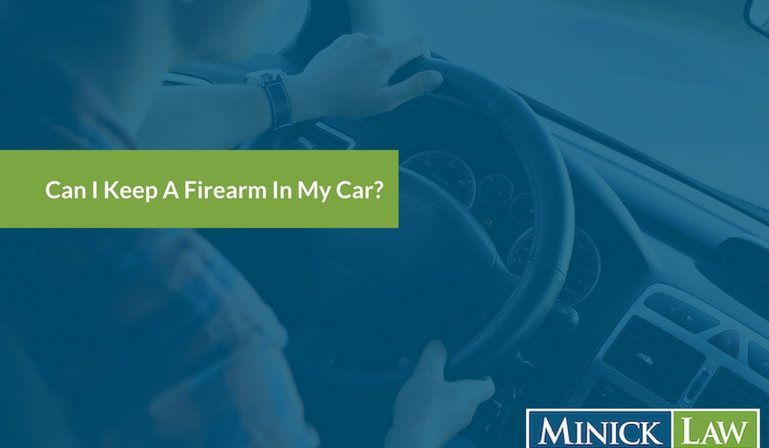 Can I Keep A Firearm In My Car NC