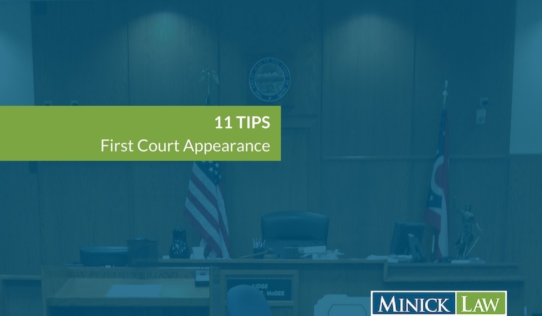 11 Tips First Court Appearance