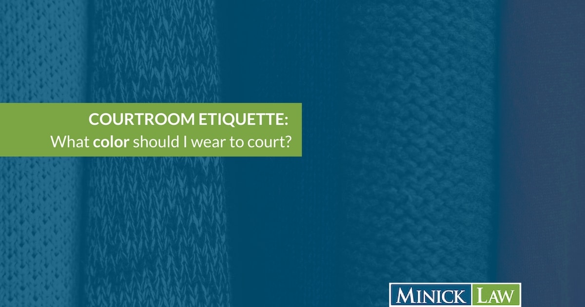 What Color To Wear To Court